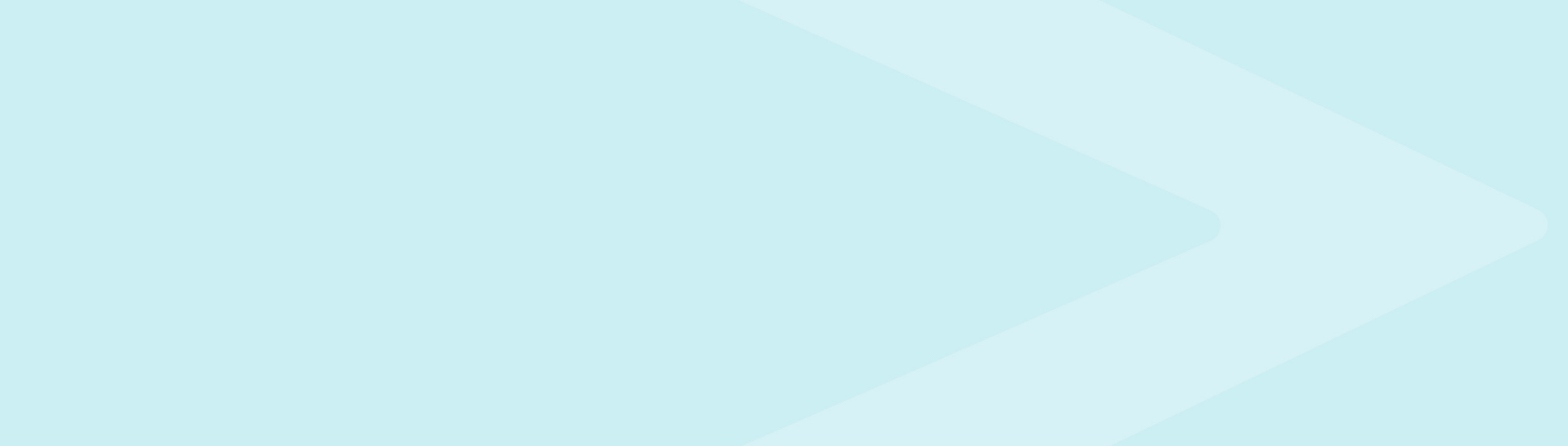 Blue background banner image with faded blue arrow graphic over the top